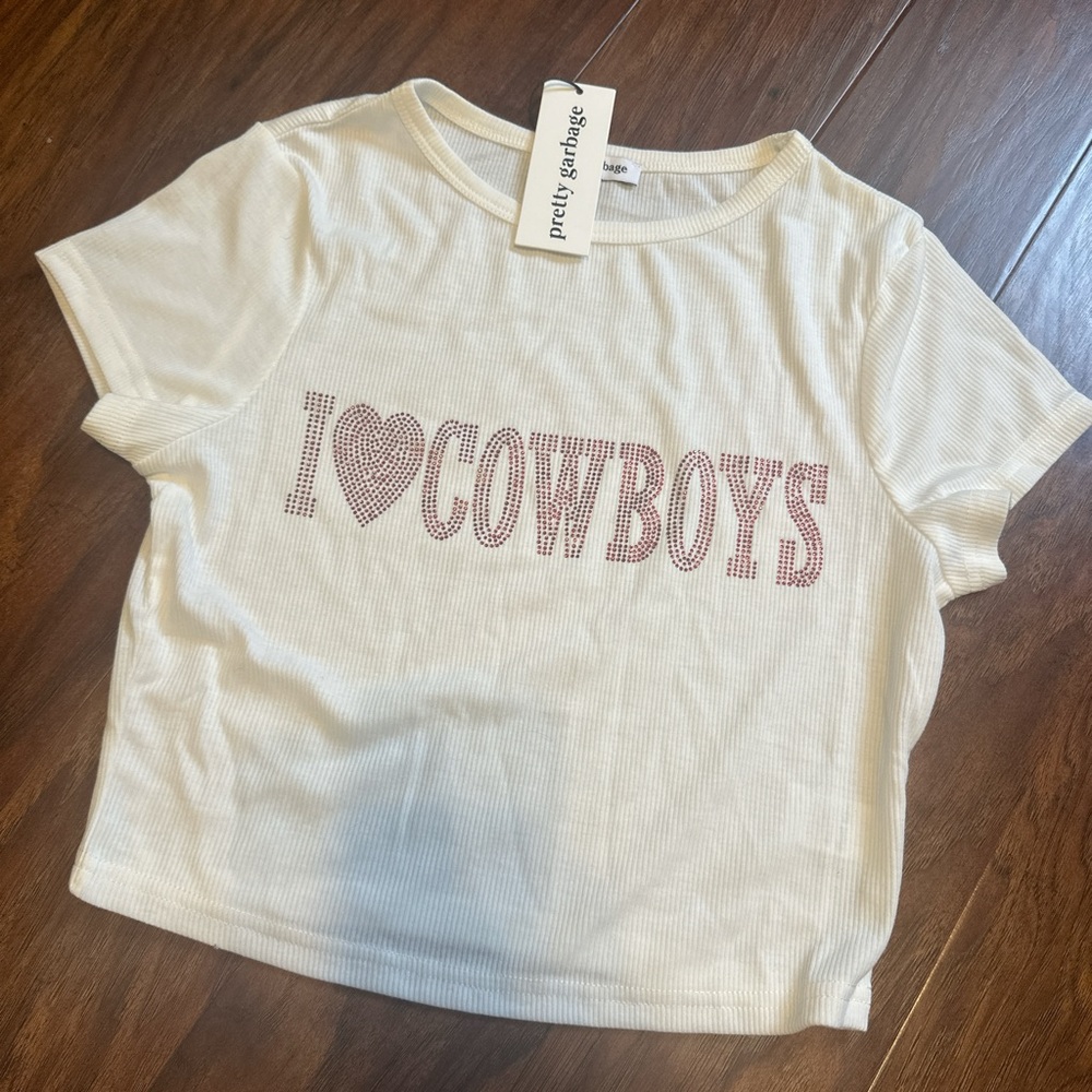 I love cowboys tshirt